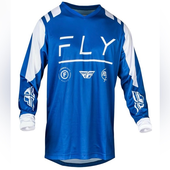 FLY Racing. Men’s  Blue and White Shirt - Picture 1 of 7